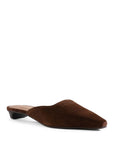 Mocktail Mule - Dark Brown Suede