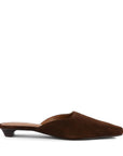Mocktail Mule - Dark Brown Suede