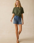 Stretch Terry Patch Pocket Shorts - Riverton