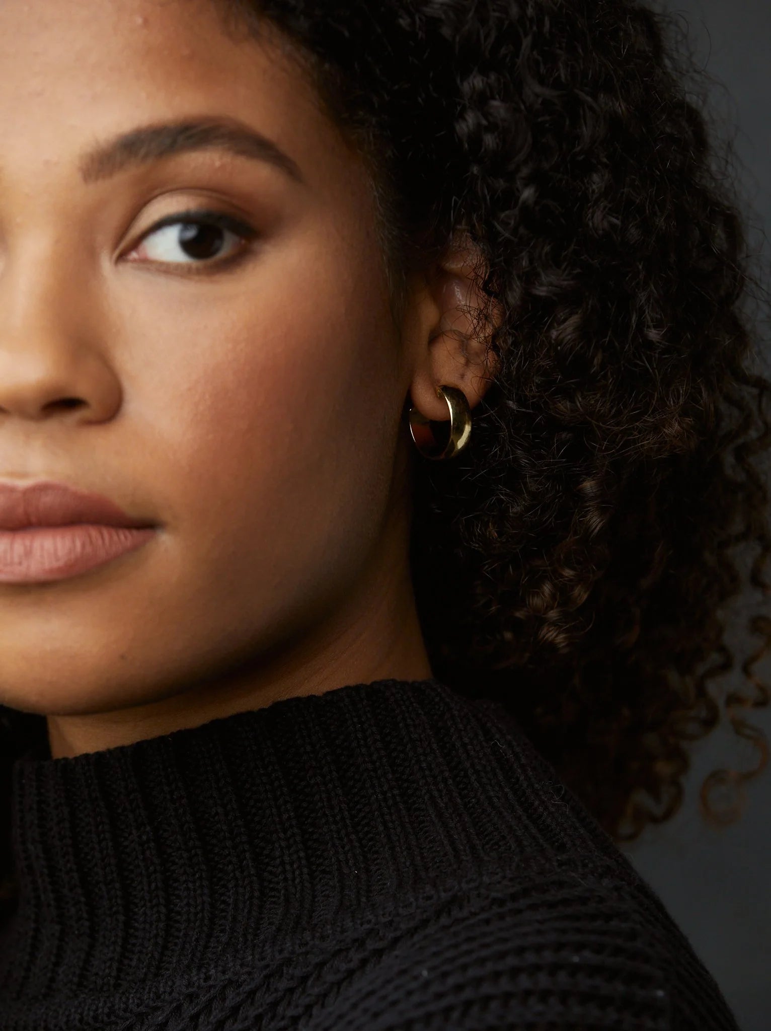 Stride Hoops by ABLE - Gold Plated