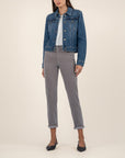 Julie Crop Jacket w/ Drop Shoulder