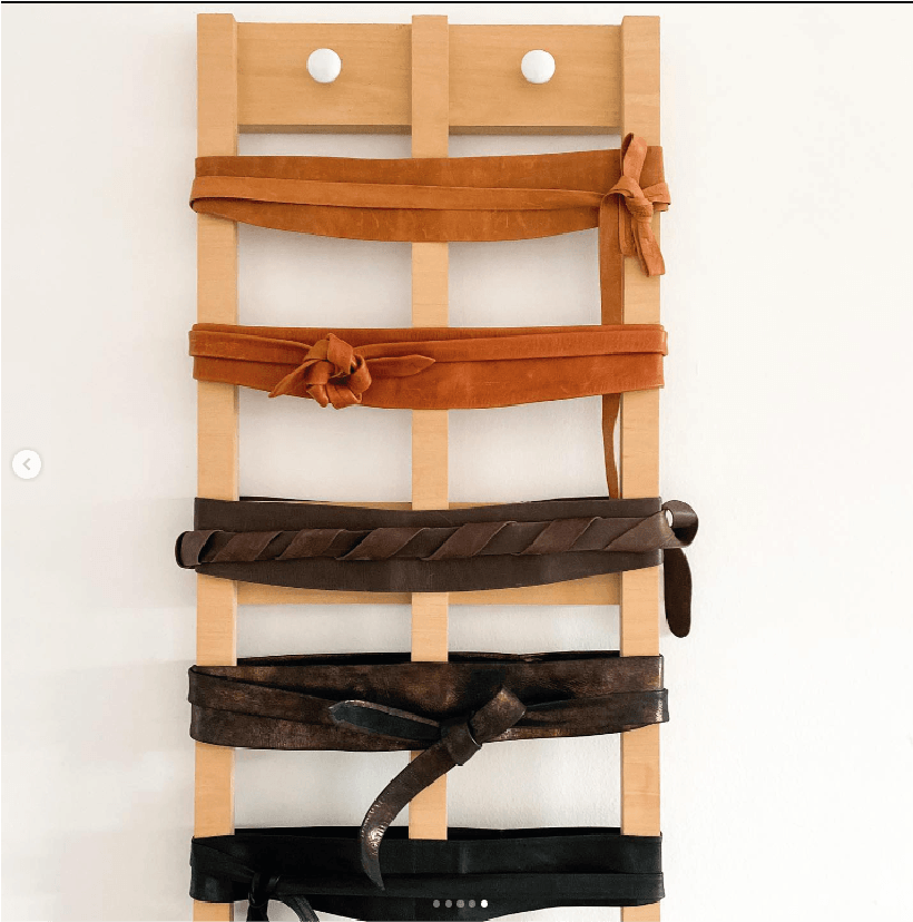 Midi Wrap Belt - Cognac