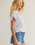 Parallel Button Down Top