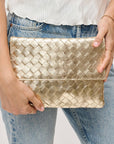 Ivy Woven Clutch