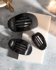 Black Flat Cloud Clip - Medium