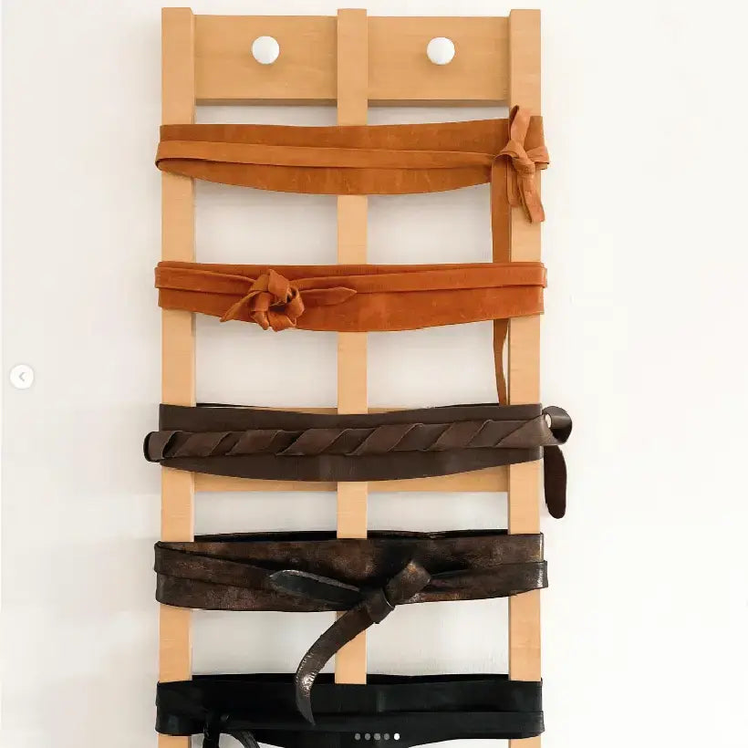 Midi Wrap Belt - Whiskey