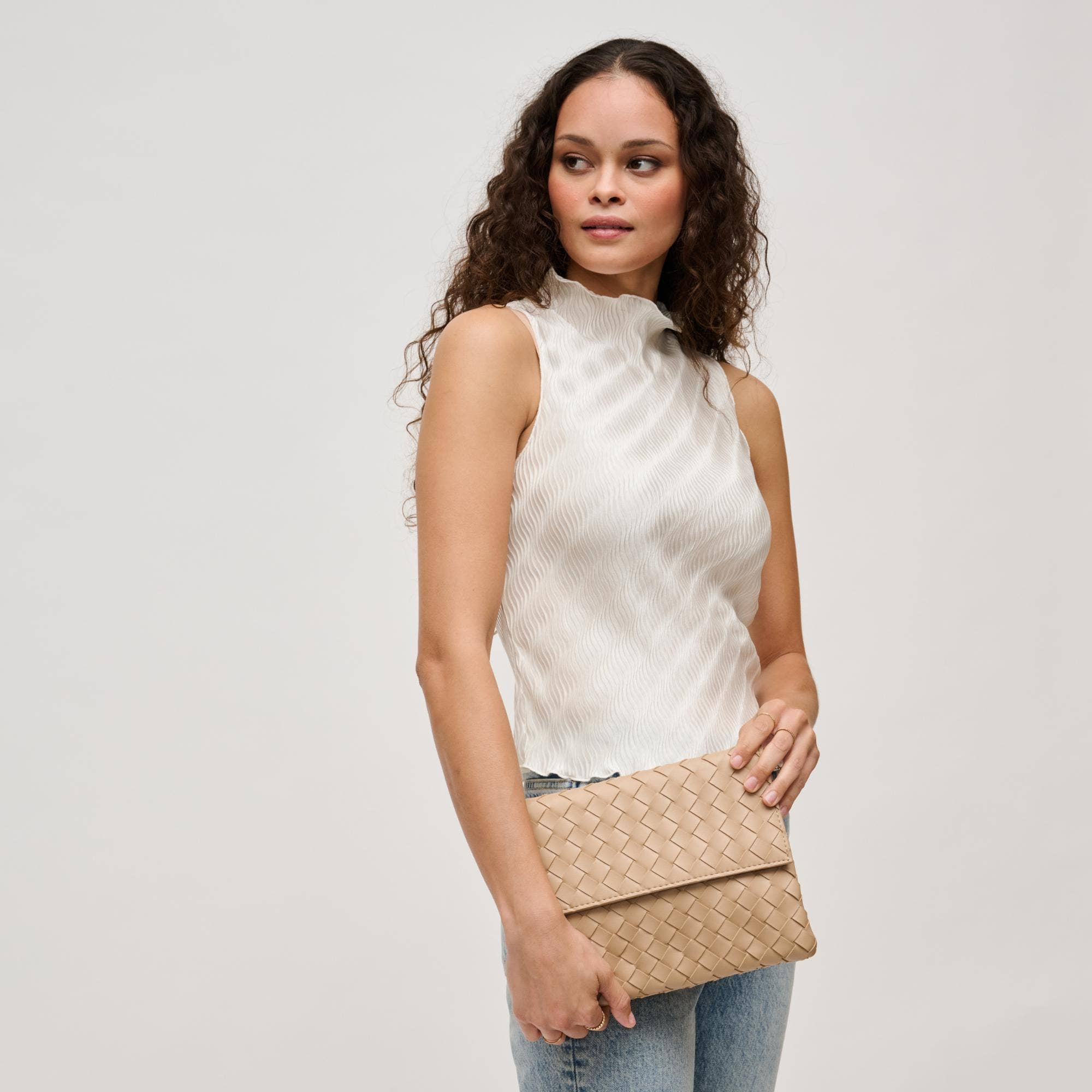 Ivy Woven Clutch