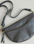 Berkeley Leather Belt Bag - Pebbled Black