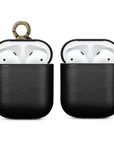 Leather AirPods Case - Black