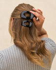 Black Flat Cloud Clip - Medium