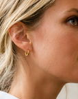 24/7 Hinge Hoop Earrings - Vermeil