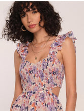 Load image into Gallery viewer, Waverly Purple Floral Dress