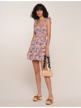 Load image into Gallery viewer, Waverly Purple Floral Dress