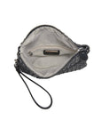 Aria Woven Wristlet Clutch