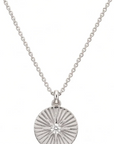 Rue Sunburst Disc Necklace