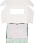 White beaded product in a box with 'Whispering Willow' branding on a white background