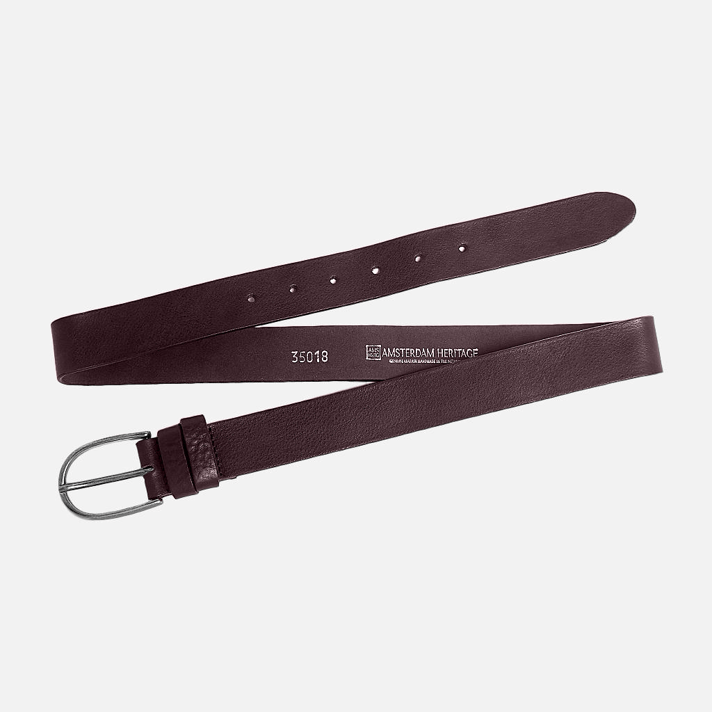 Dieke Classic Full Grain Leather Belt for Women
