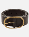 Fien Leather Belt - Black