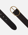 Fien Leather Belt - Black