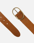 Fien Leather Belt - Cognac