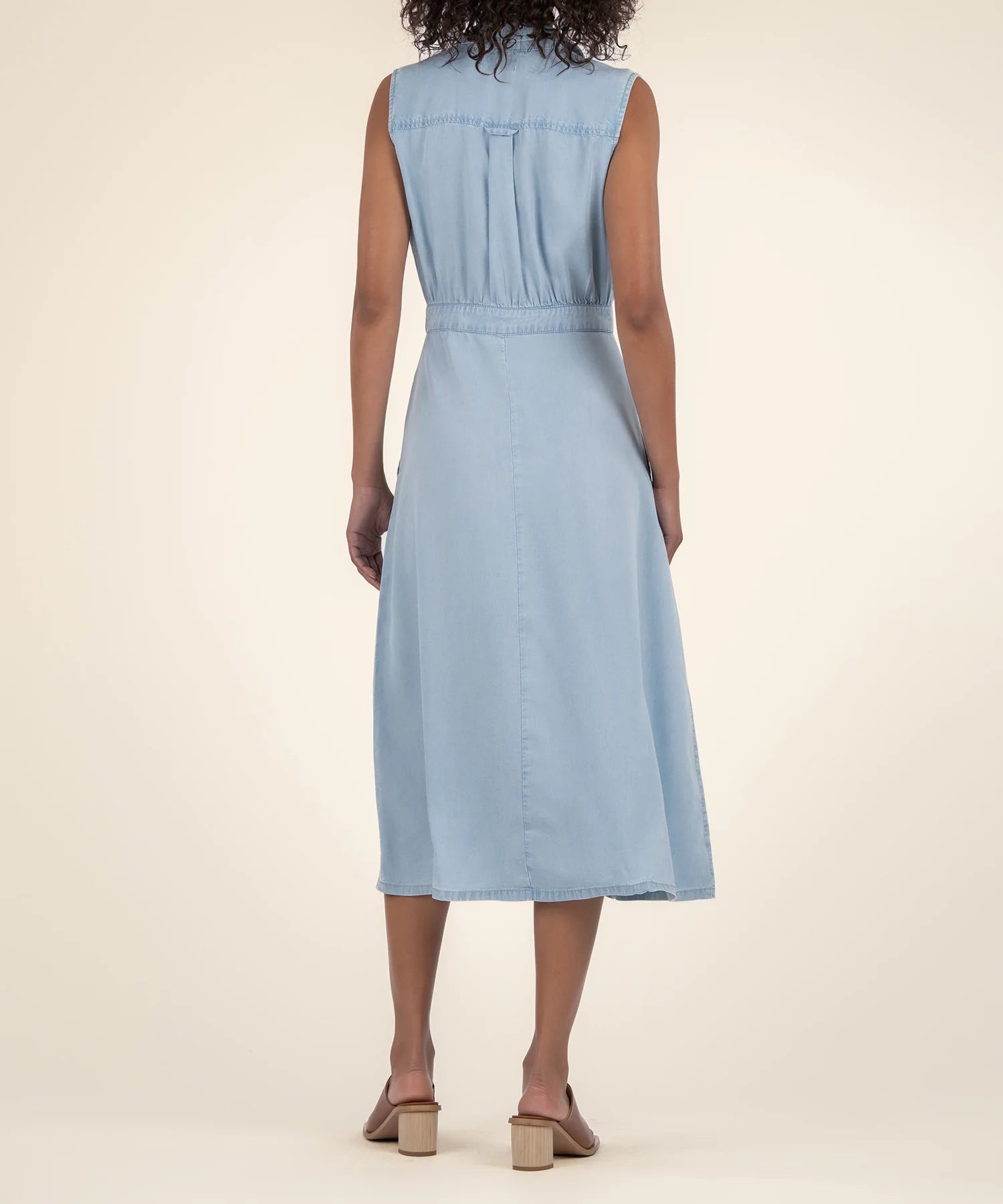 Women's Dorothy Sleeveless Dress | Light Wash, Size:Medium