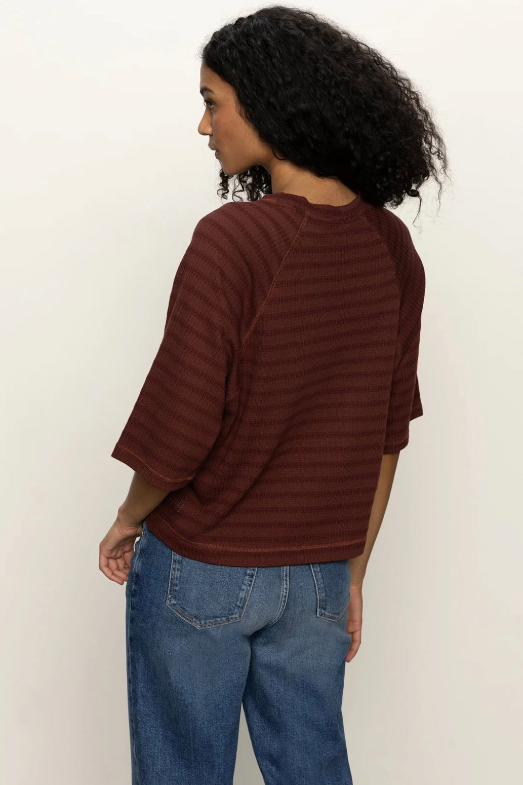Boxy Raglan Tee Shirt - Chicory