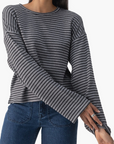 Textured Ottoman Popover Long sleeve