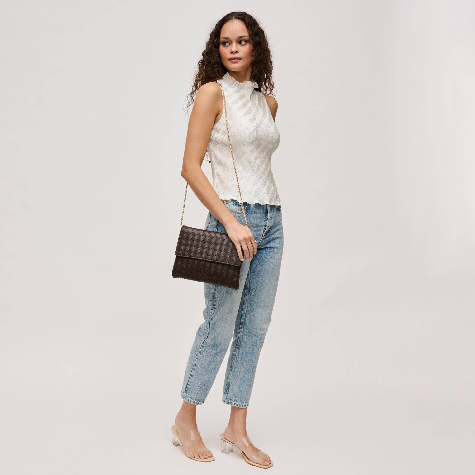Ivy Woven Clutch