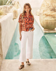 Meg Wide Leg with Front Pin-Tuck