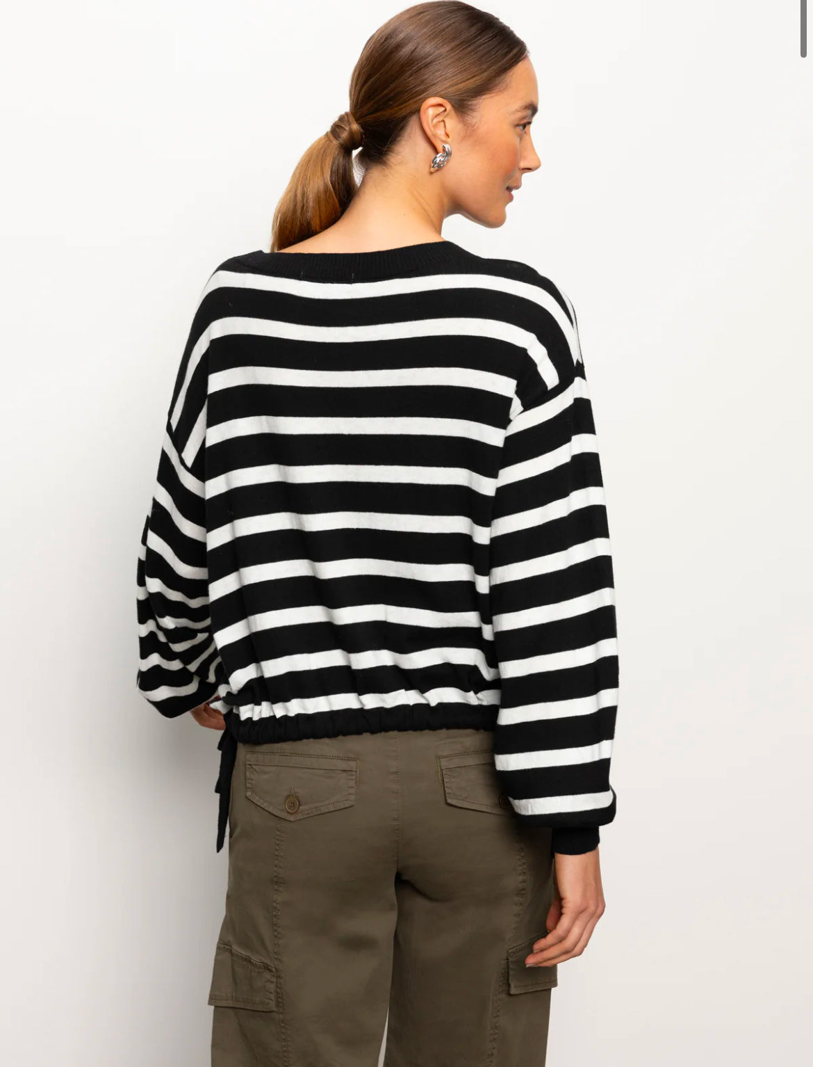 Side Tie Sweater