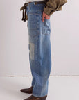 Moxie Low Slung Pull on Barrel Jeans