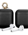 Leather AirPods Case - Black