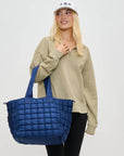 Dreamer - Quilted Puffer Nylon Tote