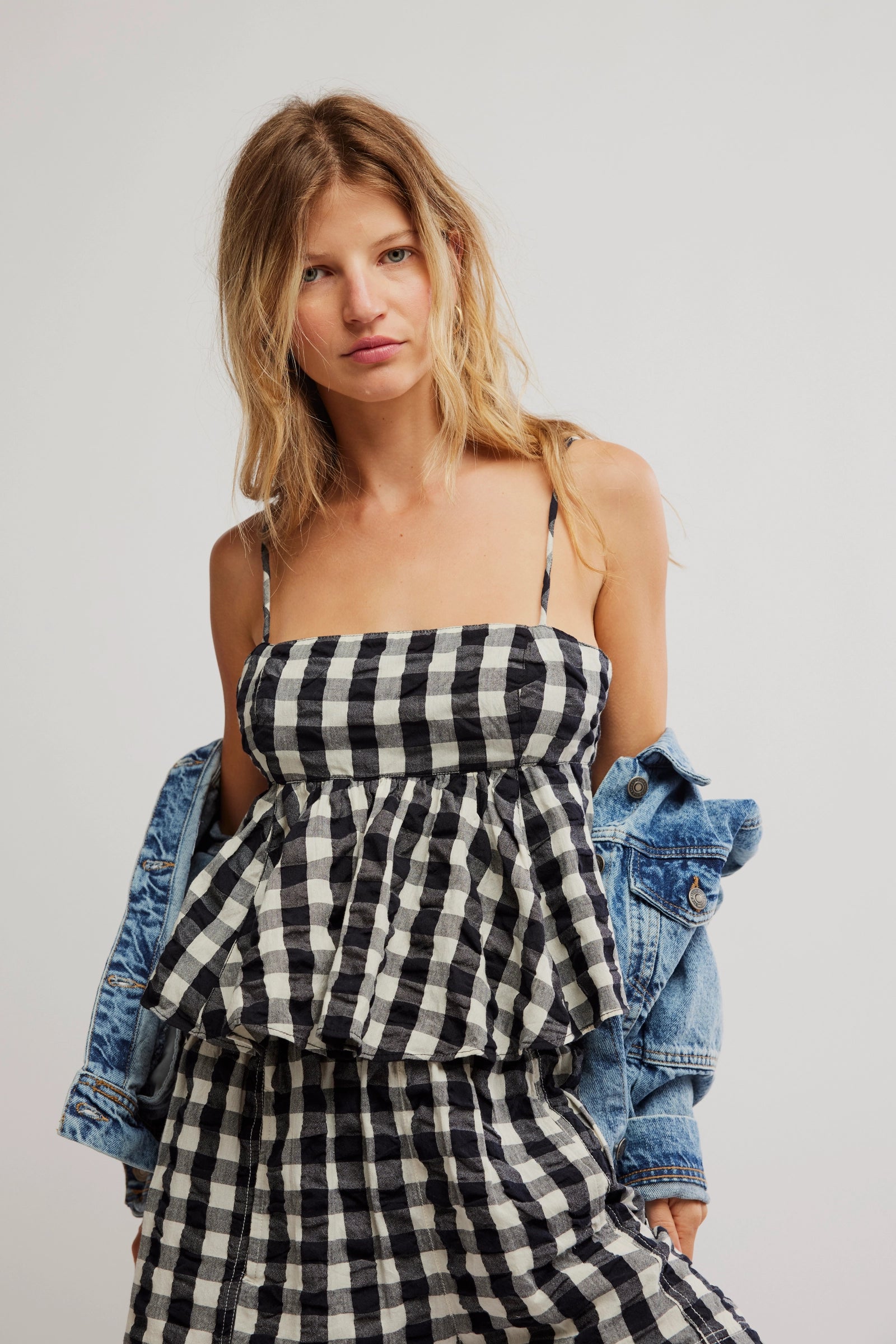 Mia Plaid Tank