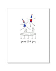 "JUMP FOR JOY" BIRTHDAY CARD