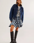 Xia Plaid Skirt