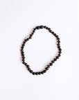 Raw Black Baltic Amber + Shungite Necklace - 18"