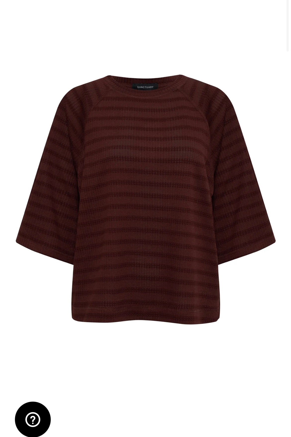 Boxy Raglan Tee Shirt - Chicory