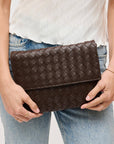 Ivy Woven Clutch