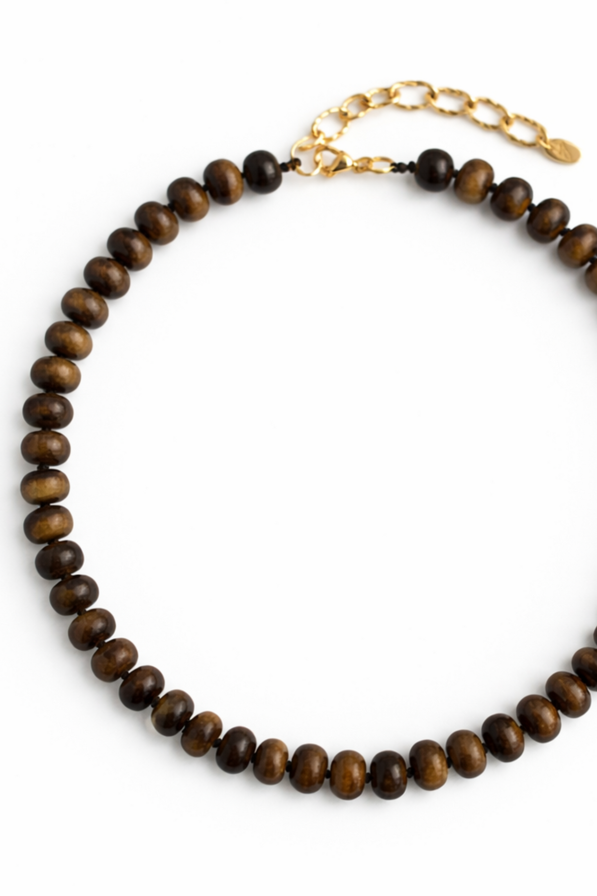Refined Stone Bead Necklace