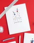 "JUMP FOR JOY" BIRTHDAY CARD