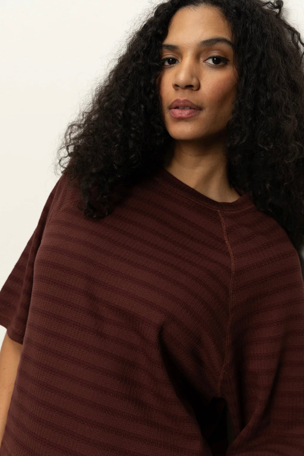 Boxy Raglan Tee Shirt - Chicory
