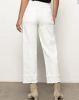 Luna Cuffed Jeans Bleached White