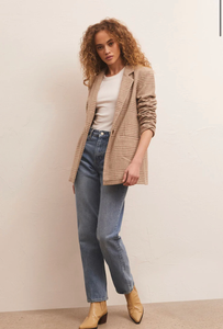 Anna Plaid Blazer