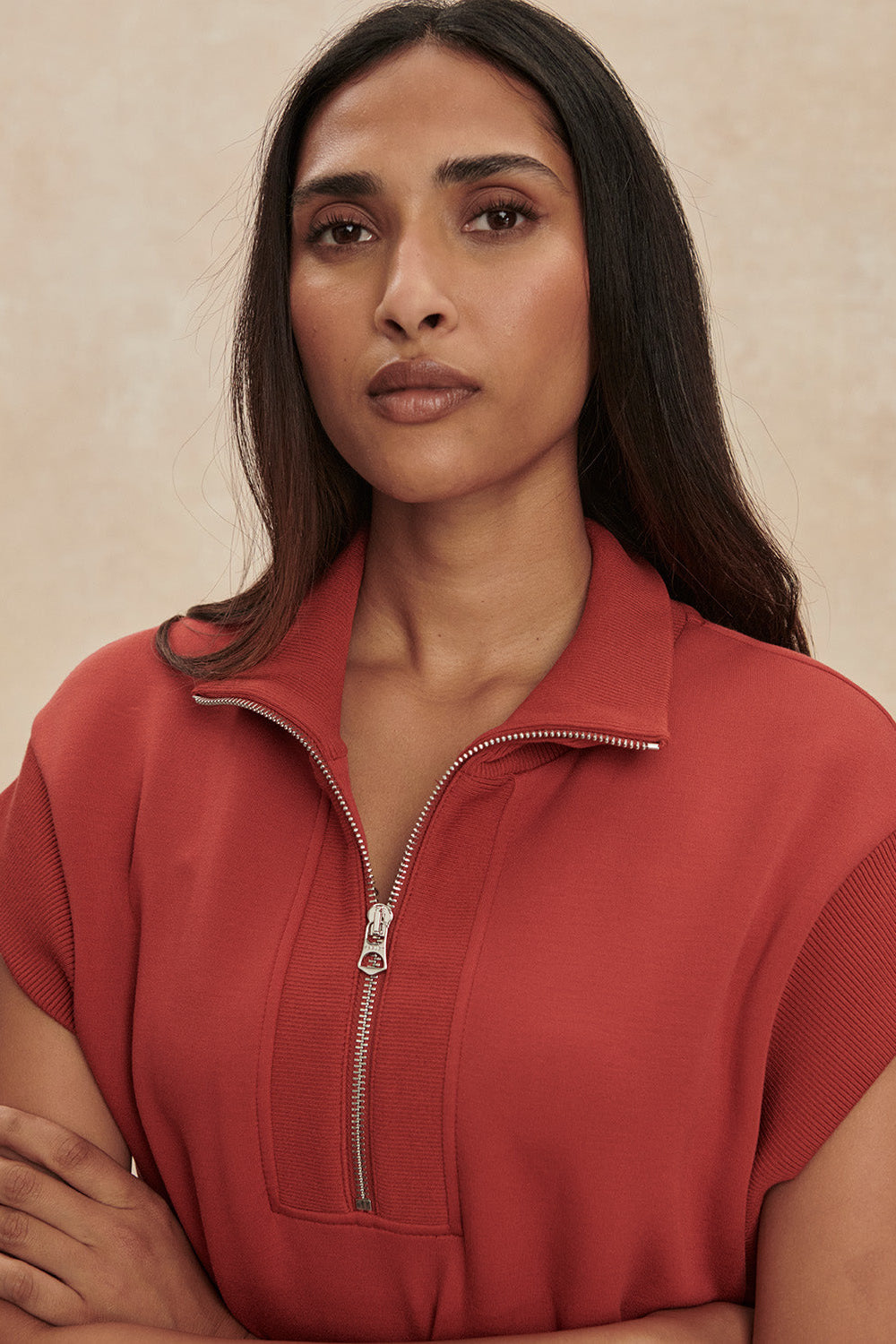 Avaya Half-Zip Dress