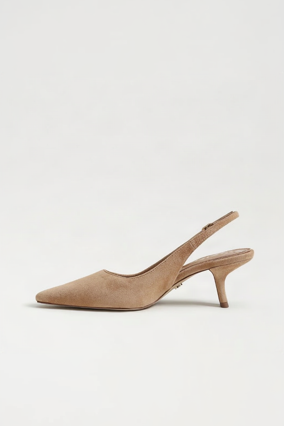 Bianka Slingback Pumps in Cypress Tan Suede - Sam Edelman