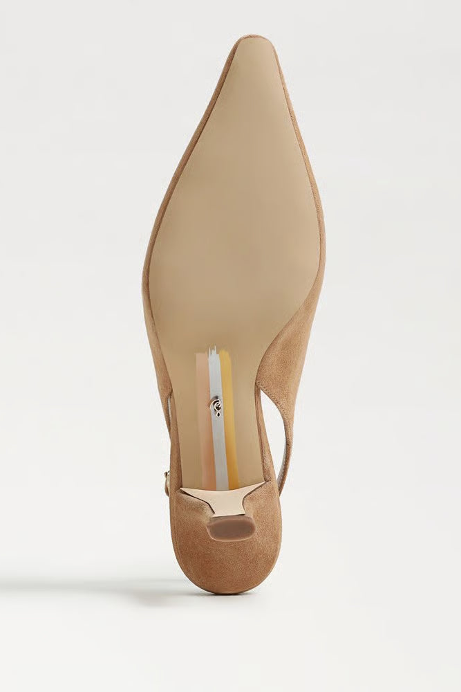 Bianka Slingback Pumps in Cypress Tan Suede - Sam Edelman