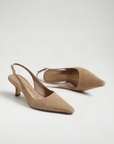 Bianka Slingback Pumps in Cypress Tan Suede - Sam Edelman
