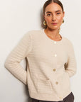 Pointelle Knitted Jacket