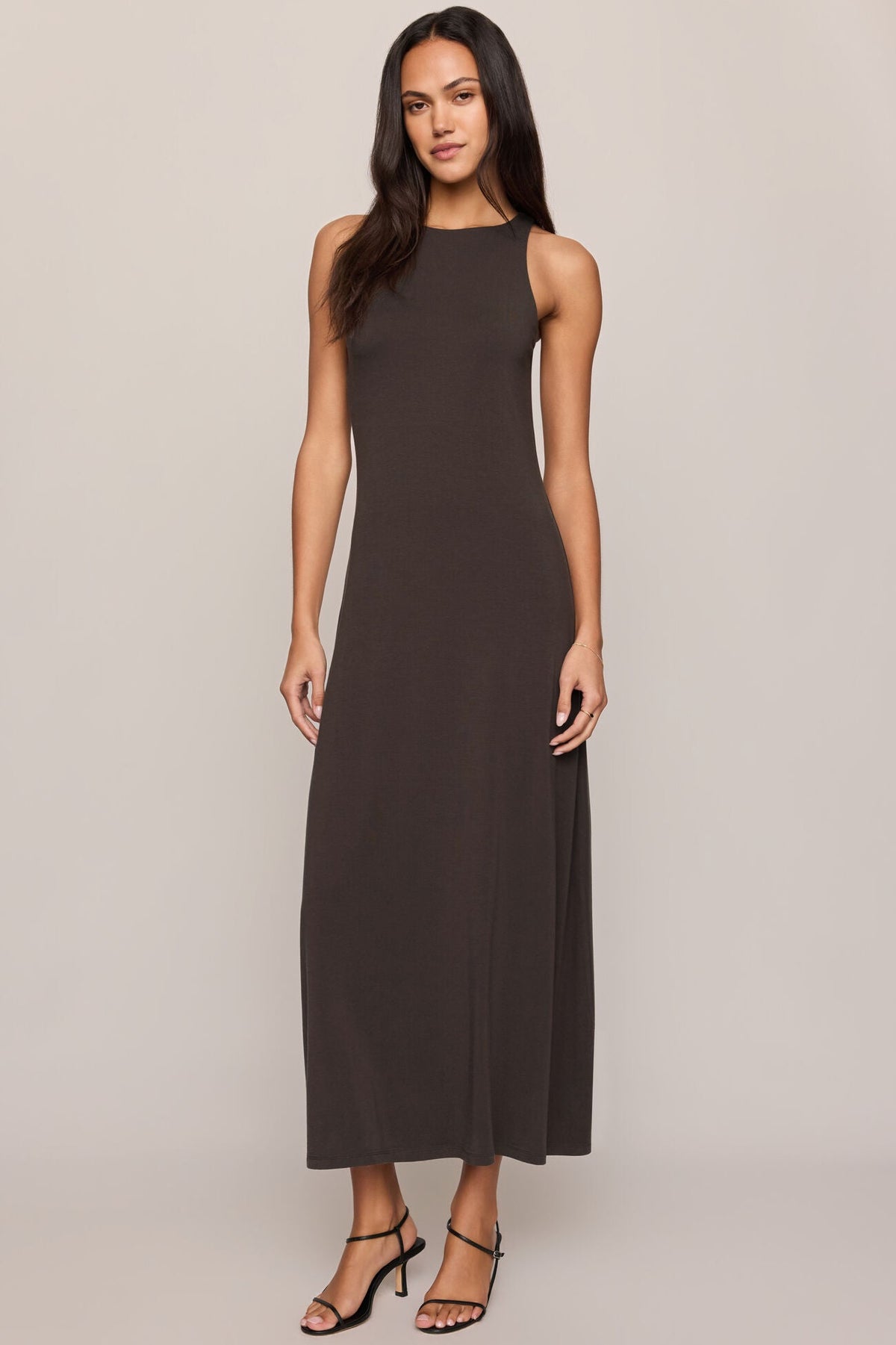 Catalyst Midi Dress by Z Supply - Cocoa Bean